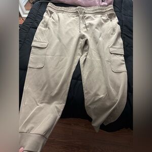 Women’s Tan Athletic Cargo Pants